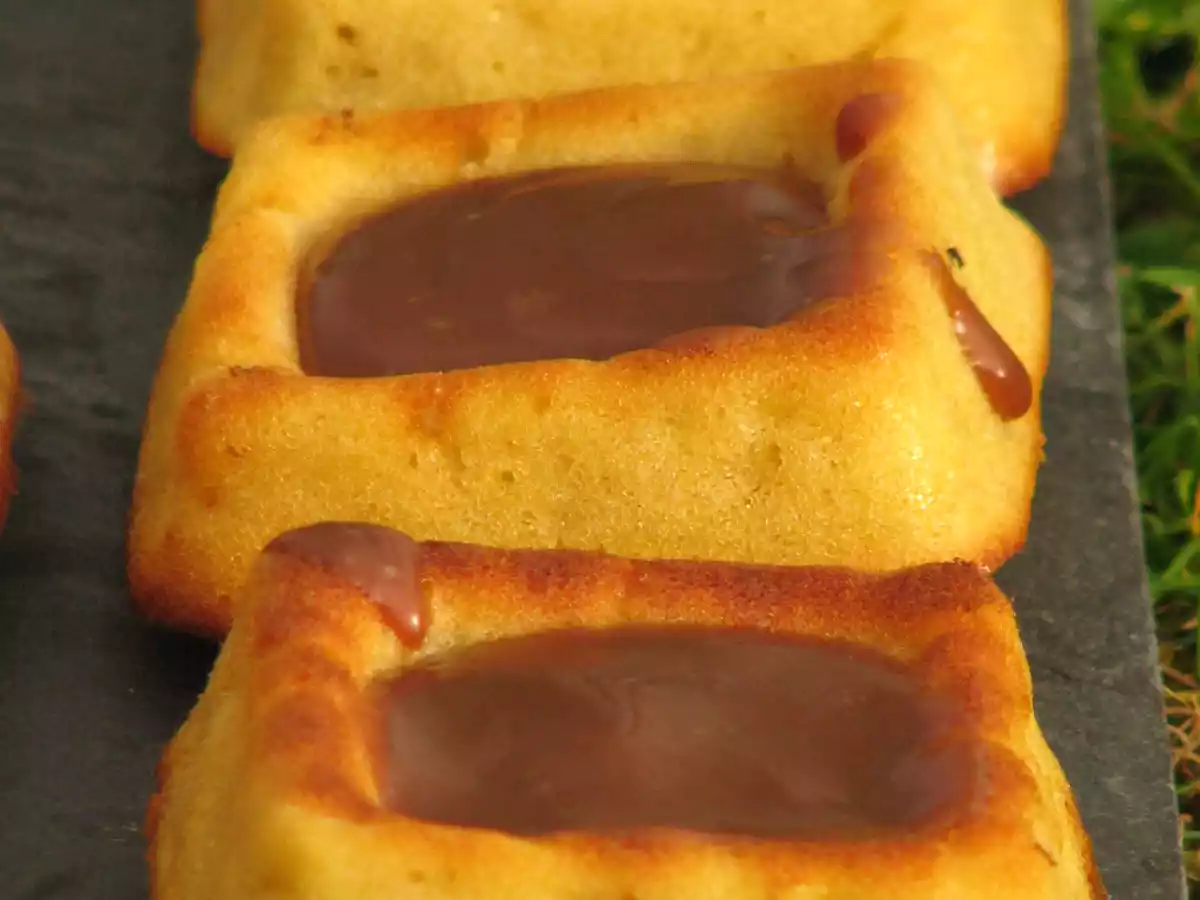 Fondants aux pommes et leur ganache aux carambars