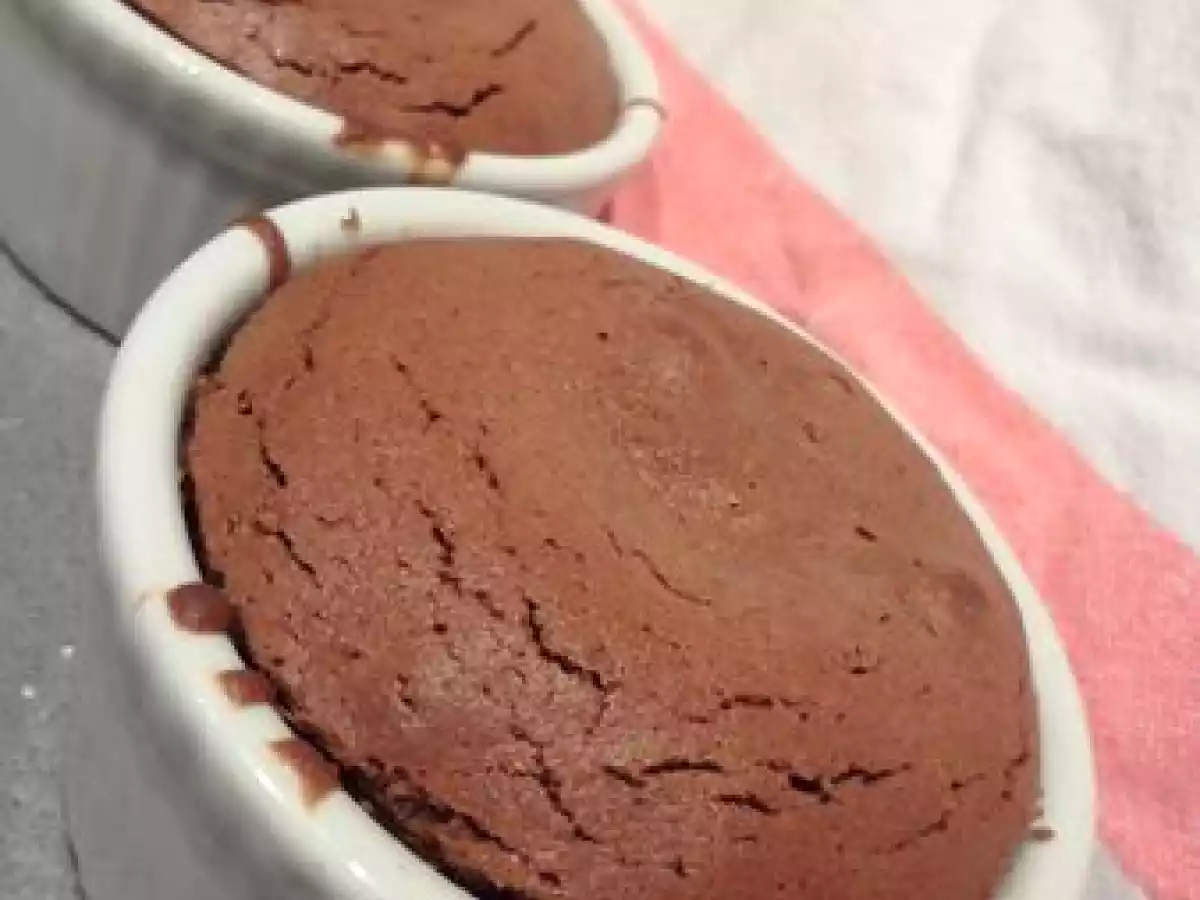 Fondants très coulants au chocolat et framboises (Thermomix)