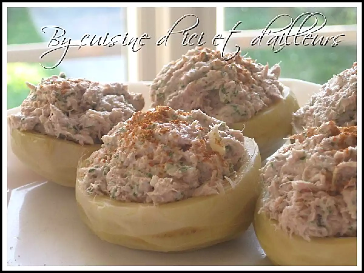 Fonds d'artichauts farçis au thon et kiri