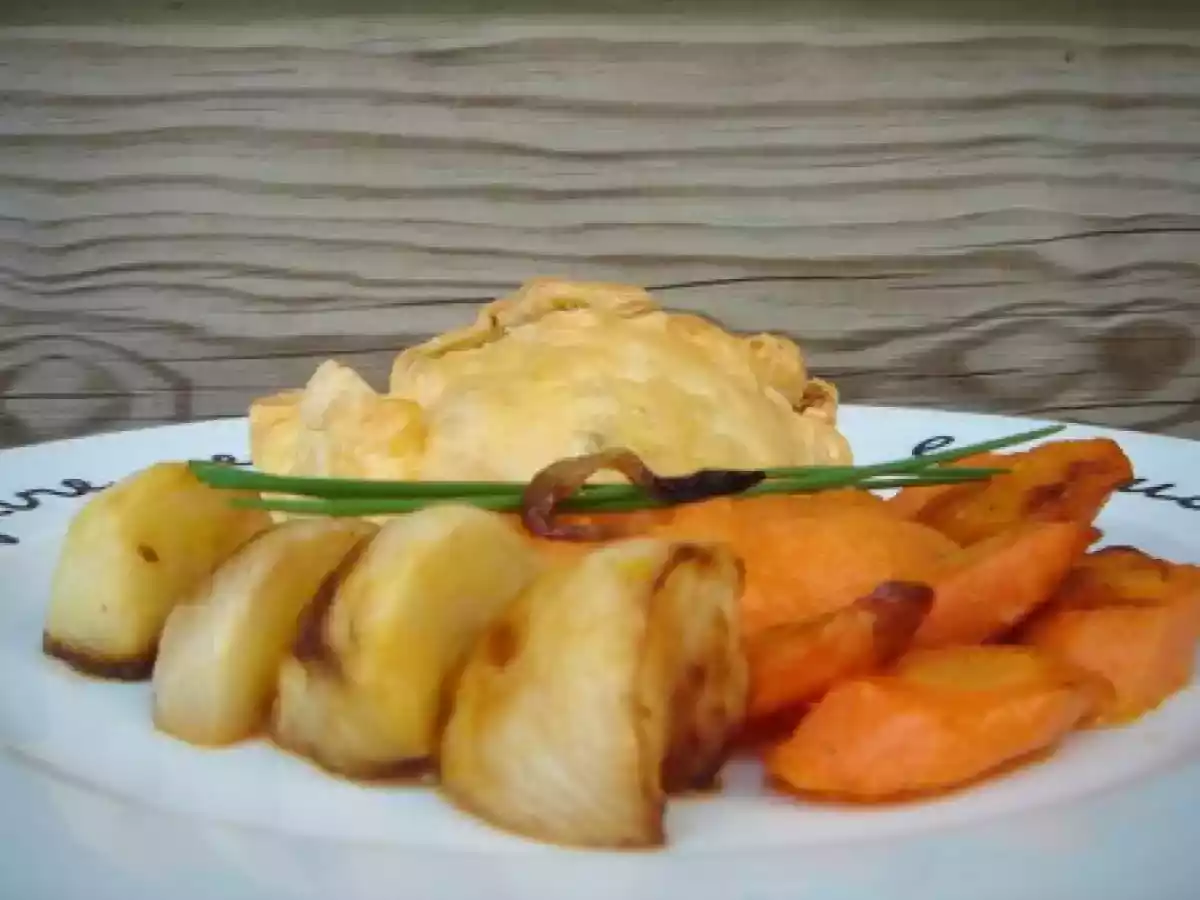 FONDUE d'endives en robe feuilletée et son coulis de carottes - photo 2