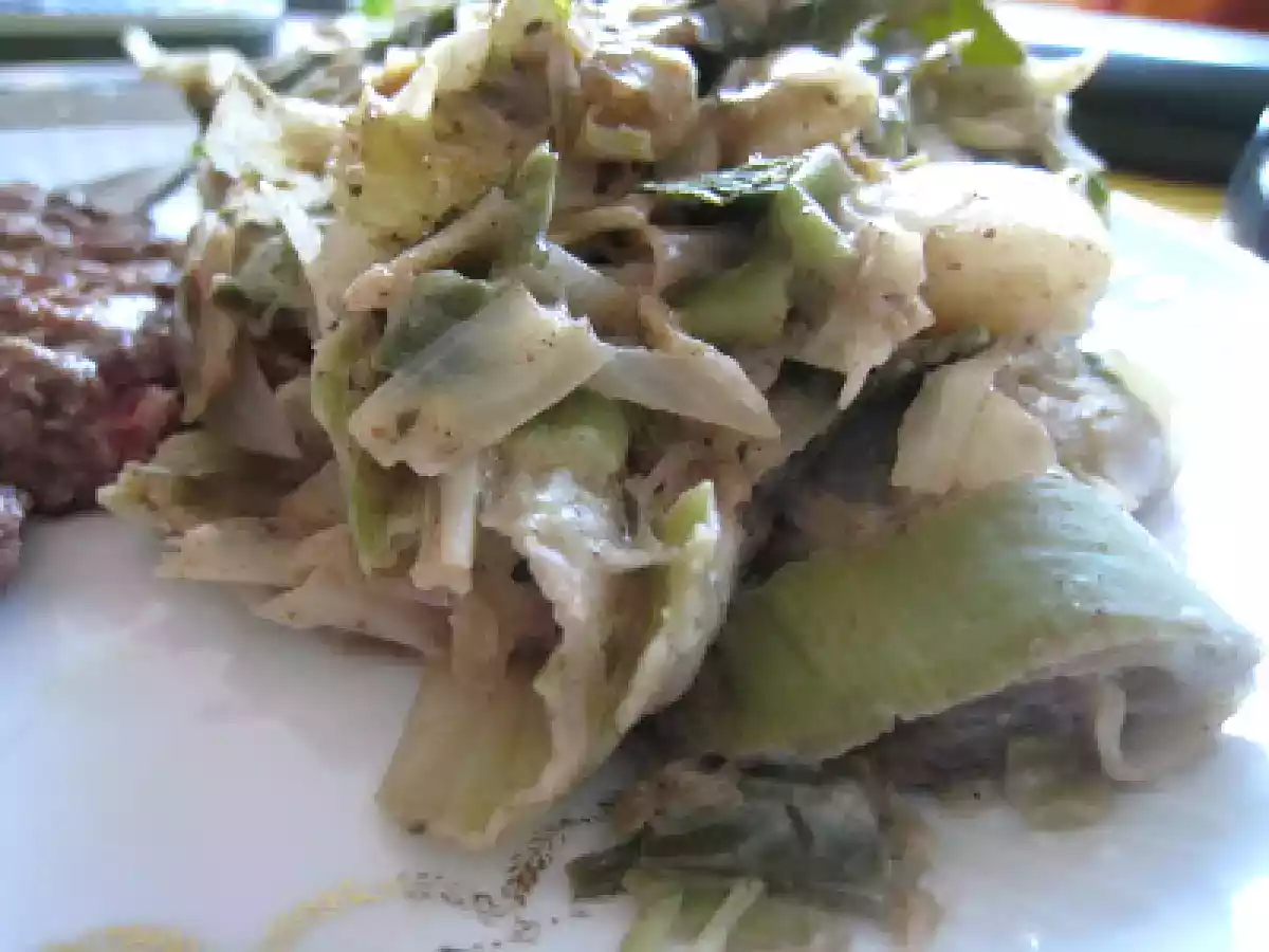 Fondue de poireaux aux épices douces ( dukan, PL)