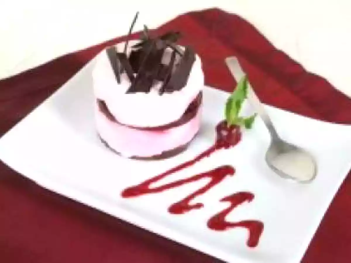 Forêt noire au chèvre frais