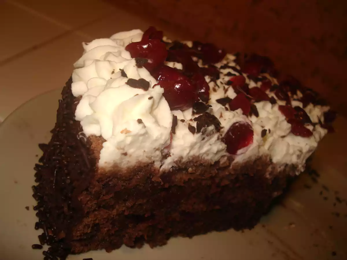 Forêt noire cranberries ganache chocolat noir. - photo 3