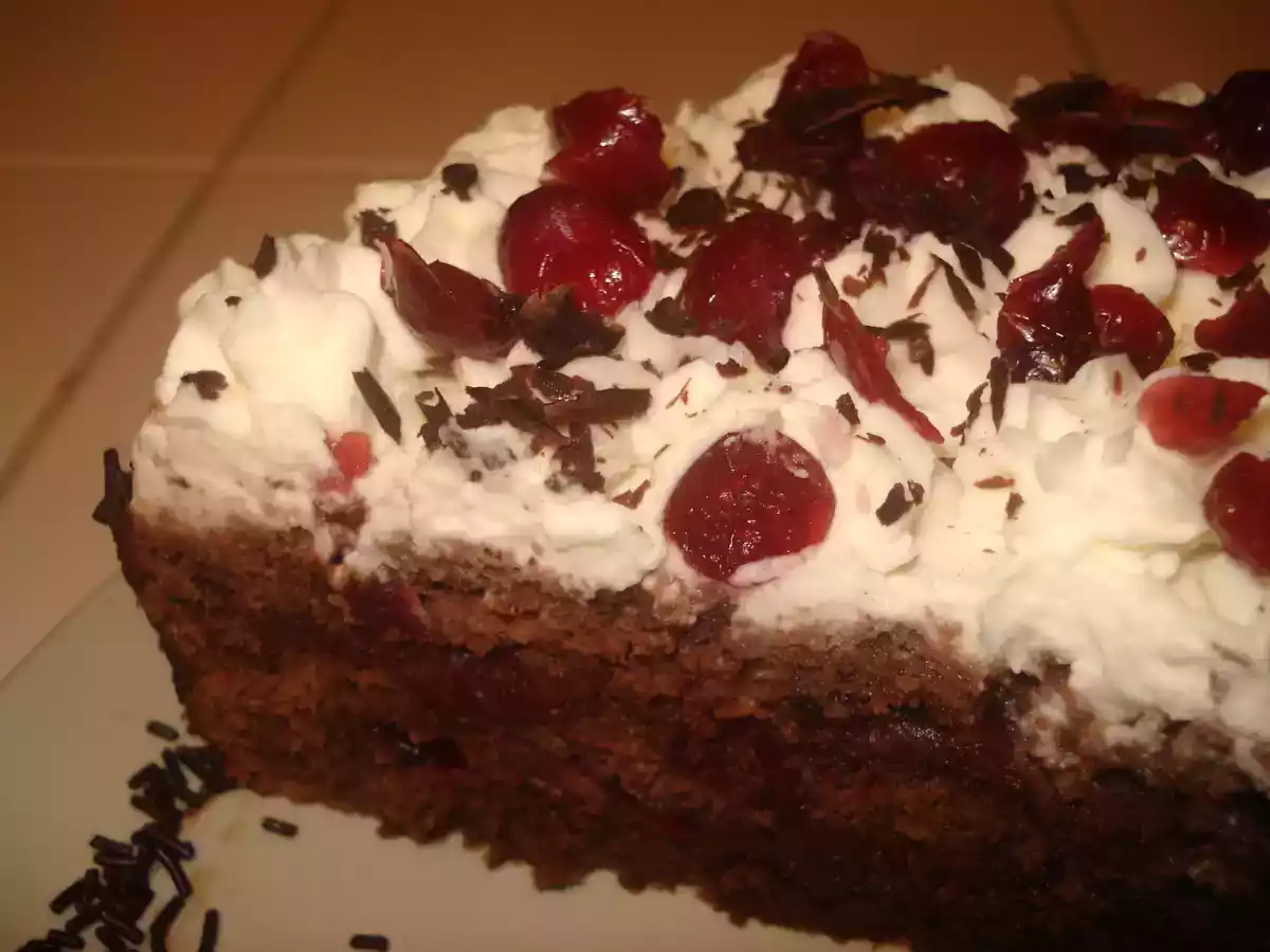 Forêt noire cranberries ganache chocolat noir. - photo 4