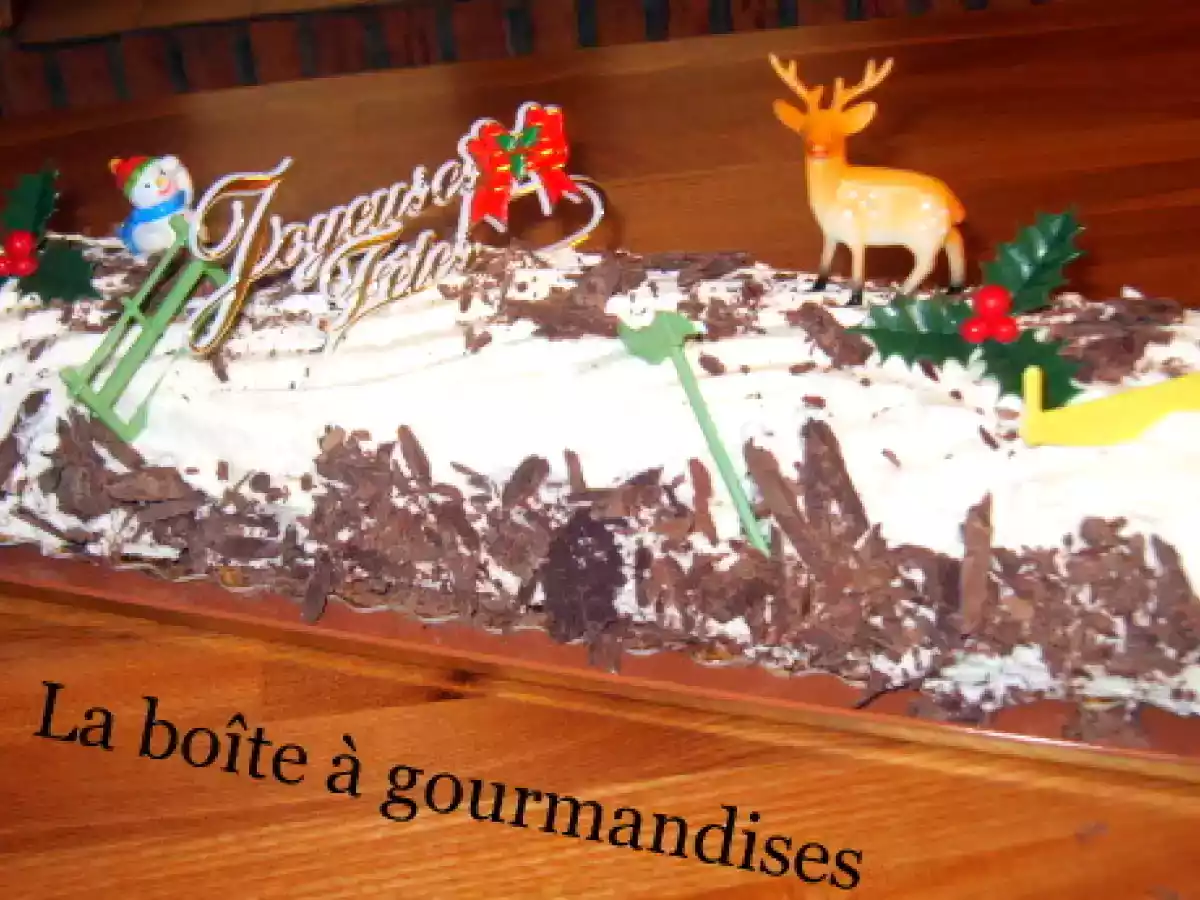 Forêt Noire revisitée façon bûche de Noël - photo 2