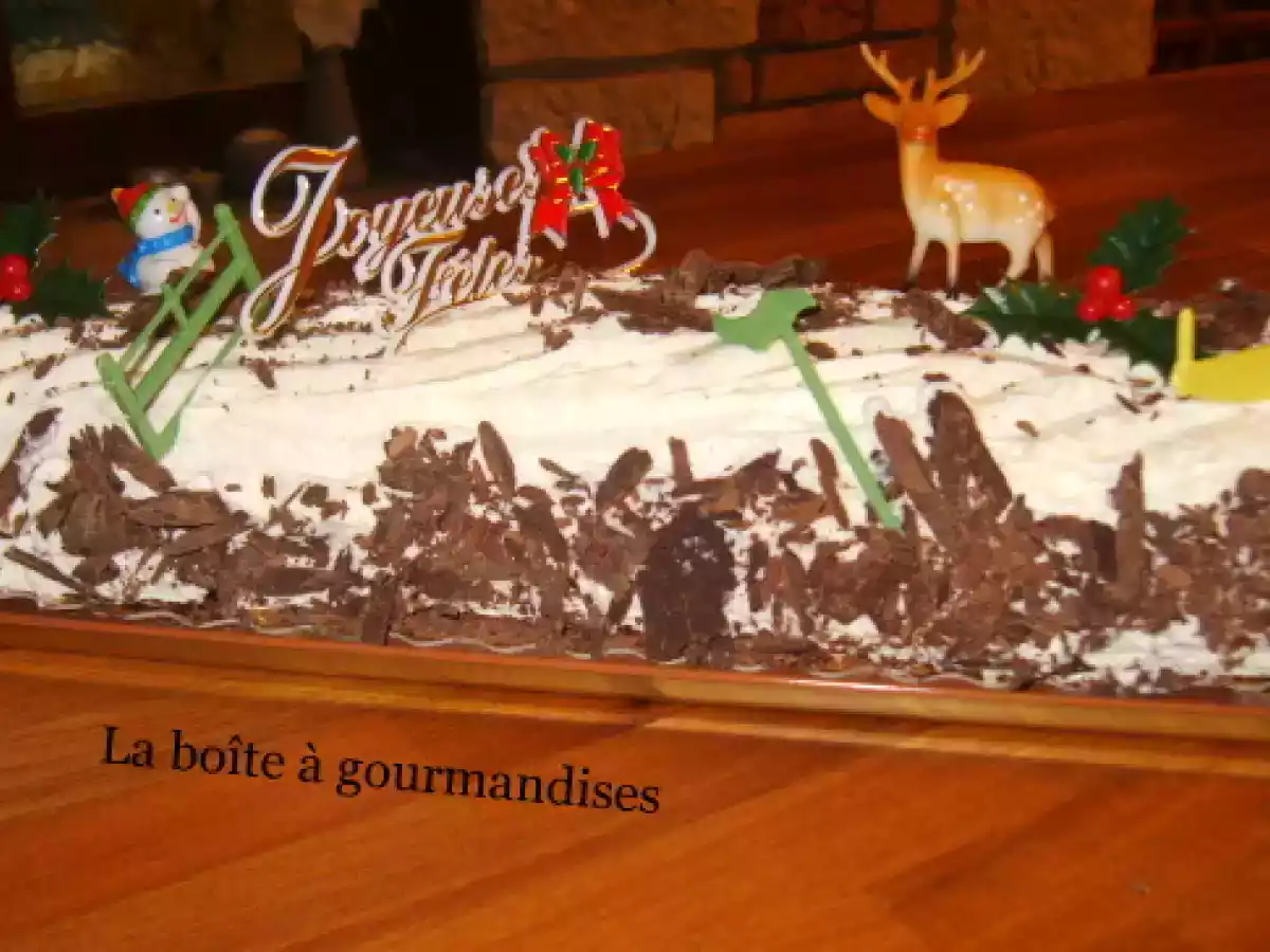 Forêt Noire revisitée façon bûche de Noël - photo 3