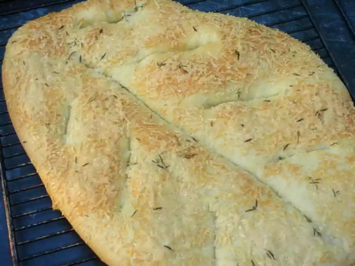Fougasse au Thym et au Parmesan - photo 3