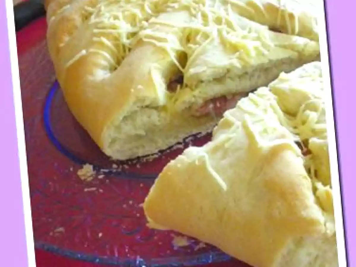 Fougasse aux lardons et au Comté