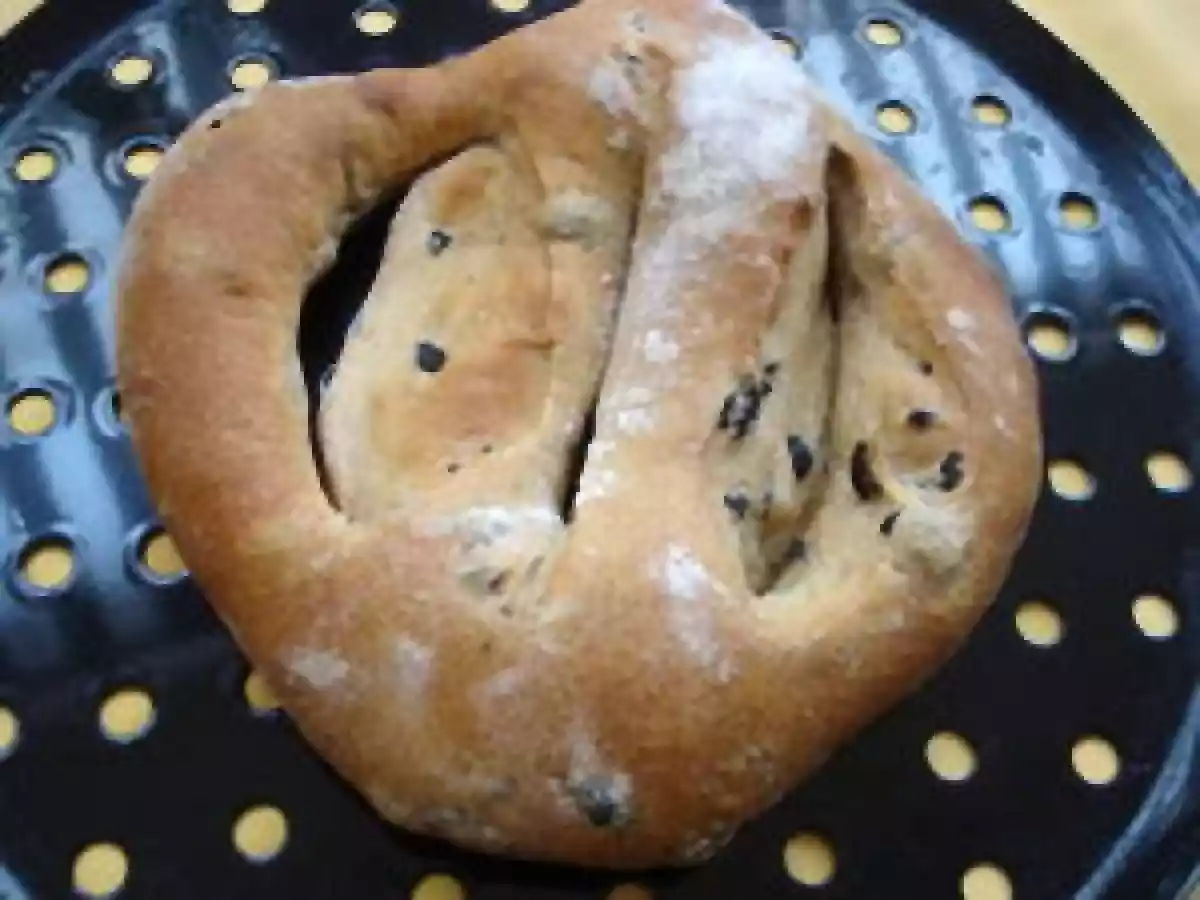 FOUGASSE AUX OLIVES ET PAIN AVEC MA MAP