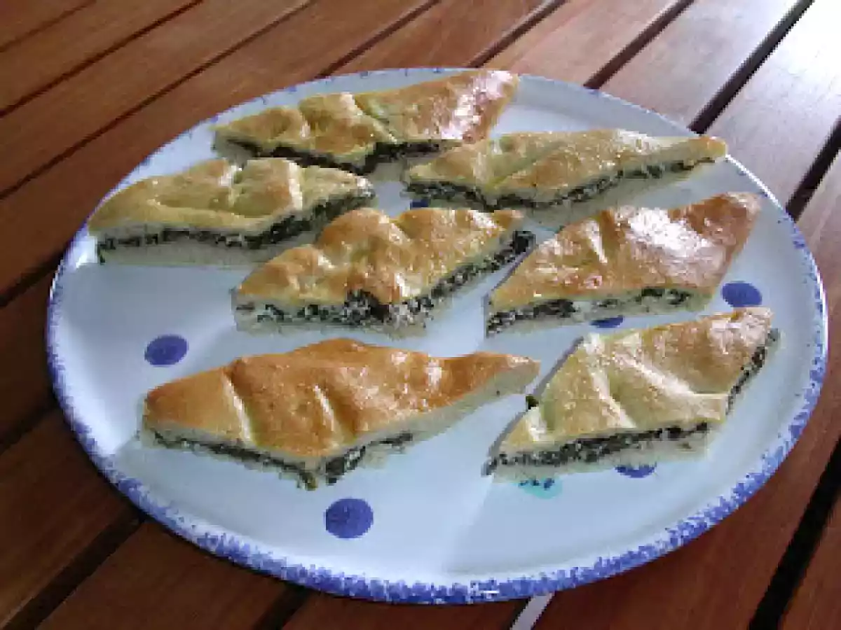 Fougasse épinards-chèvre