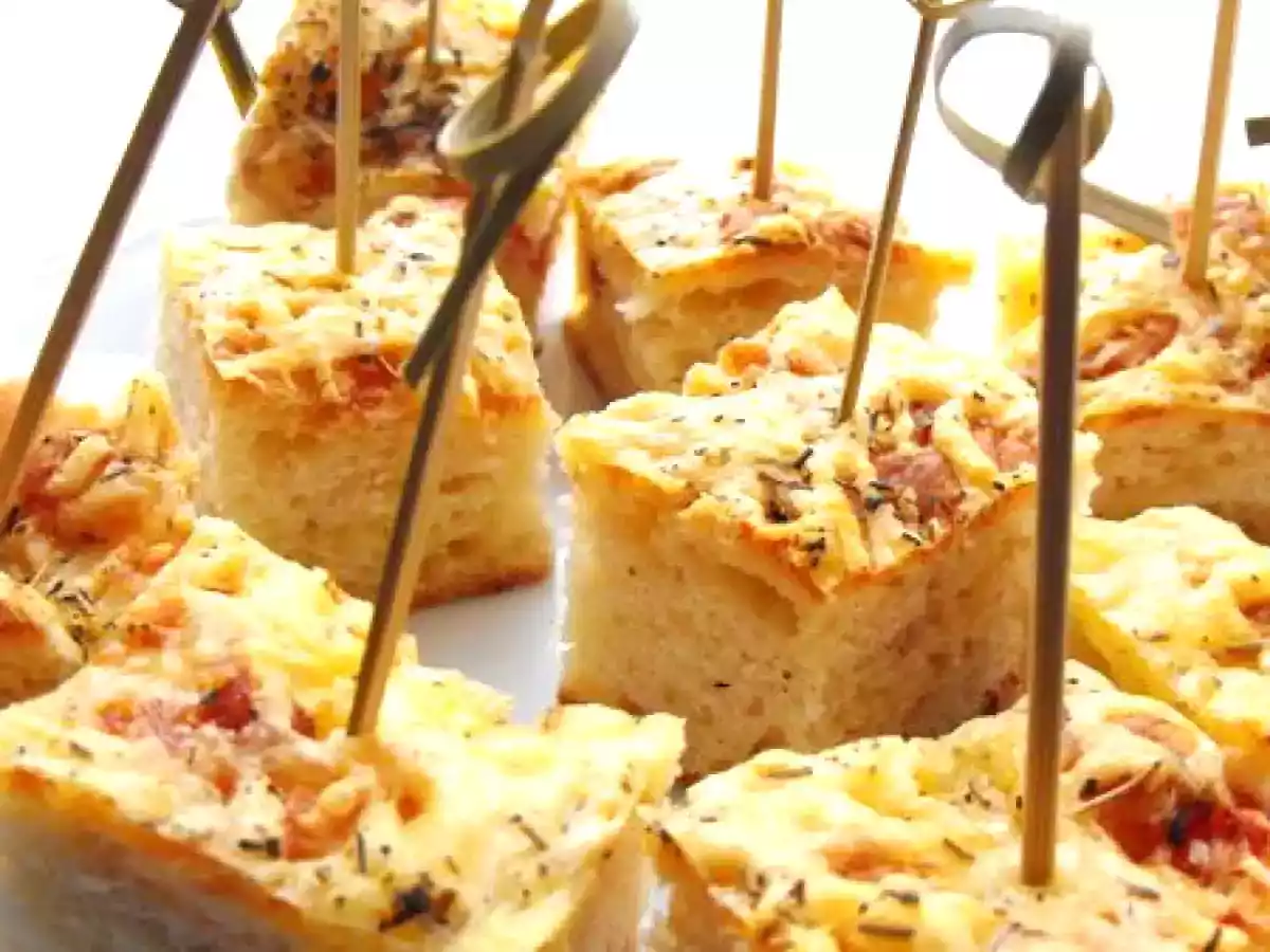 Fougasse gourmande aux lardons et au gryuère