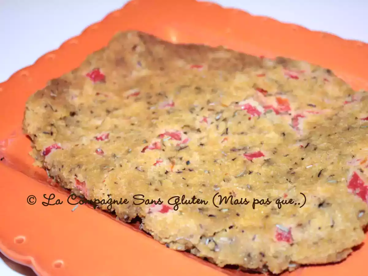 Fougasse sans gluten, sans lait, sans oeufs