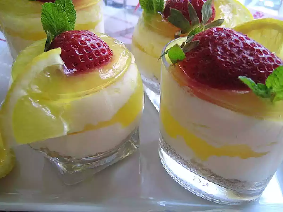 Fraîcheur de citron en verrines!!! - photo 2