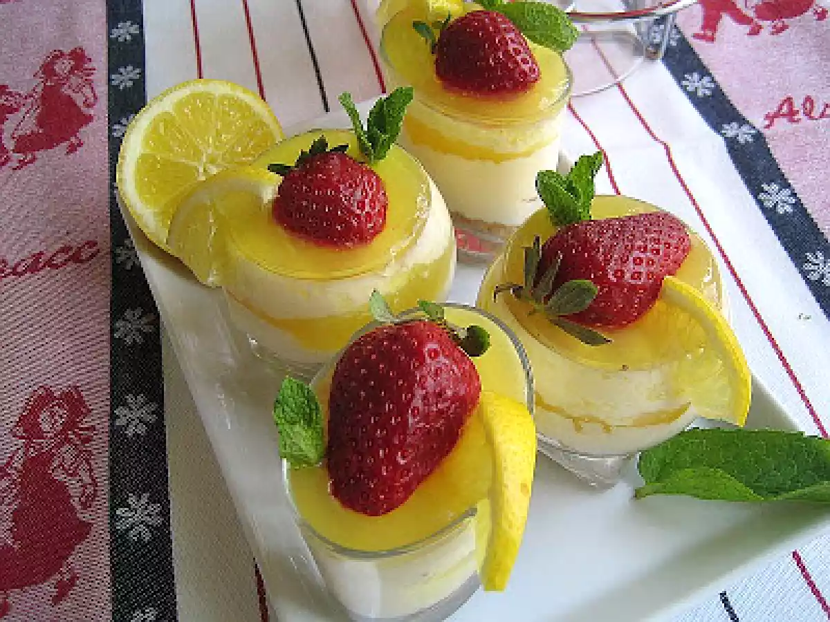 Fraîcheur de citron en verrines!!! - photo 3