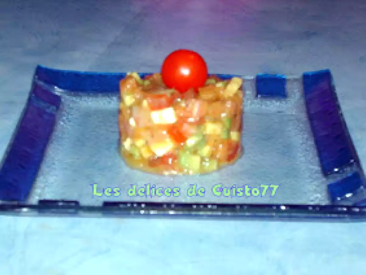 Fraicheur de tartare d'été