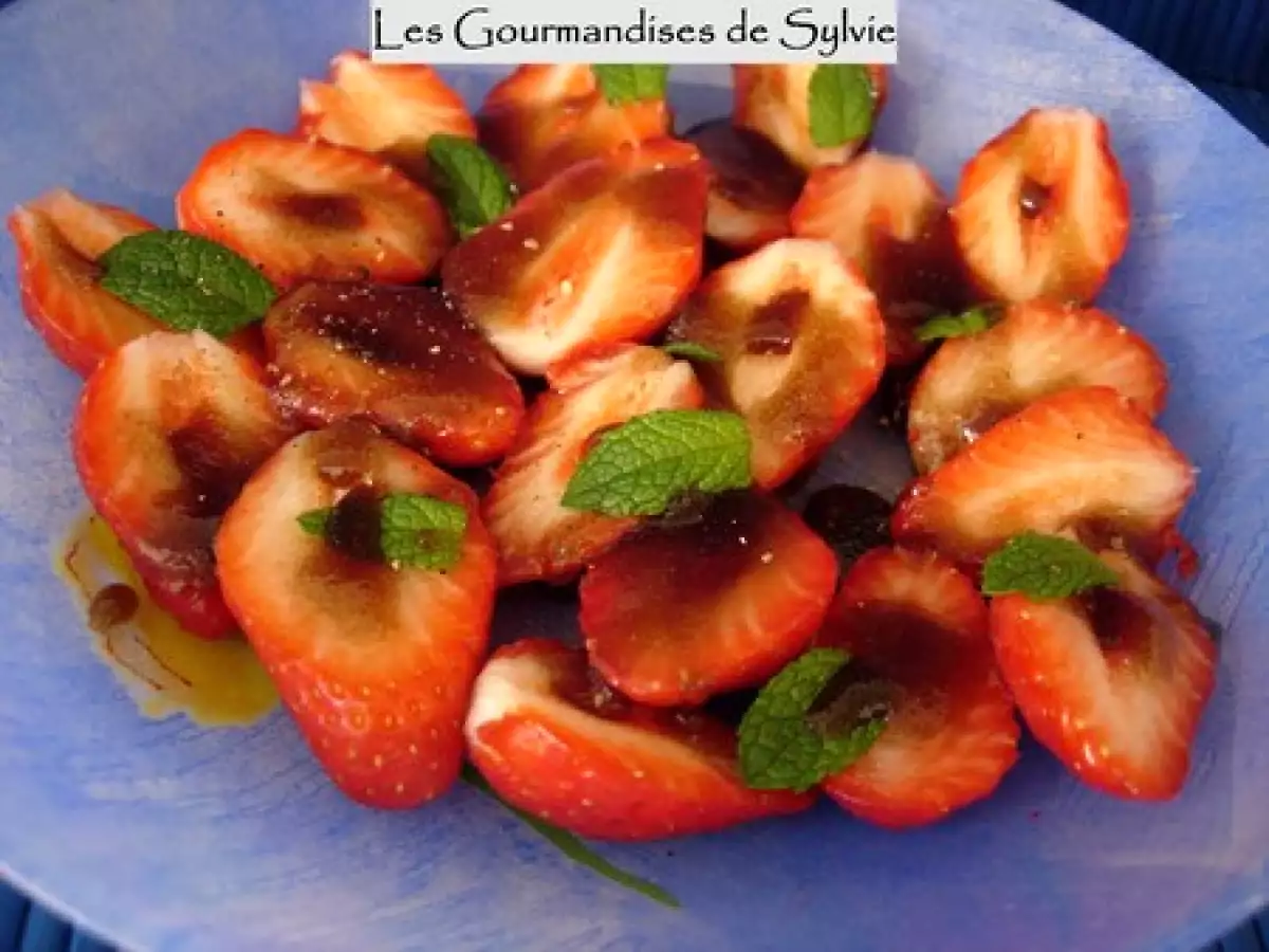 Fraises au Caramel Balsamique - photo 2