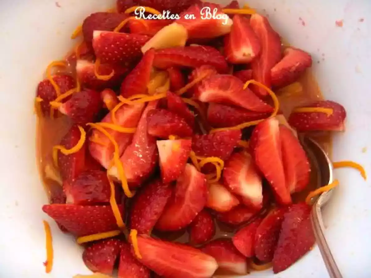 FRAISES AU GINGEMBRE ET A L'ORANGE - photo 2