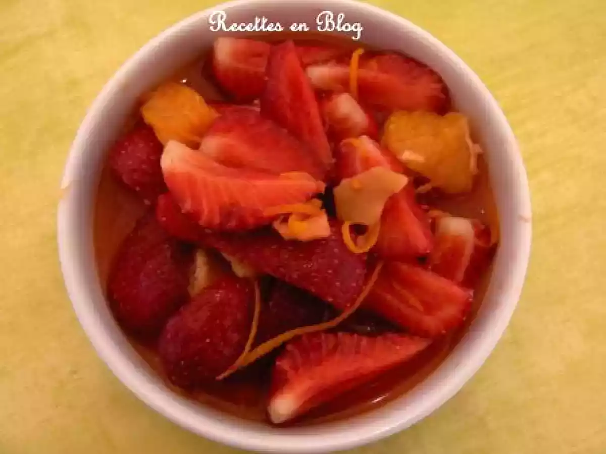 FRAISES AU GINGEMBRE ET A L'ORANGE - photo 3