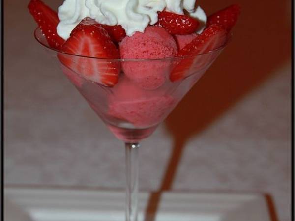 Fraises melba