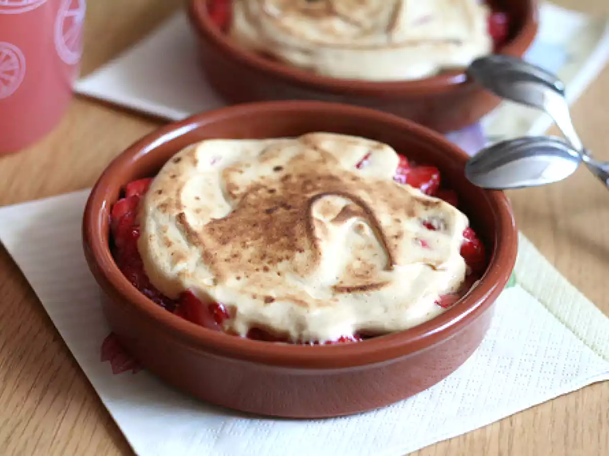 Fraises, rhubarbe & sabayon