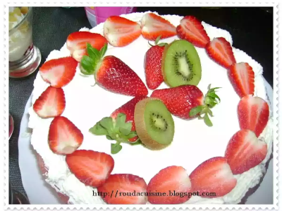 Fraisier à la crème diplomate