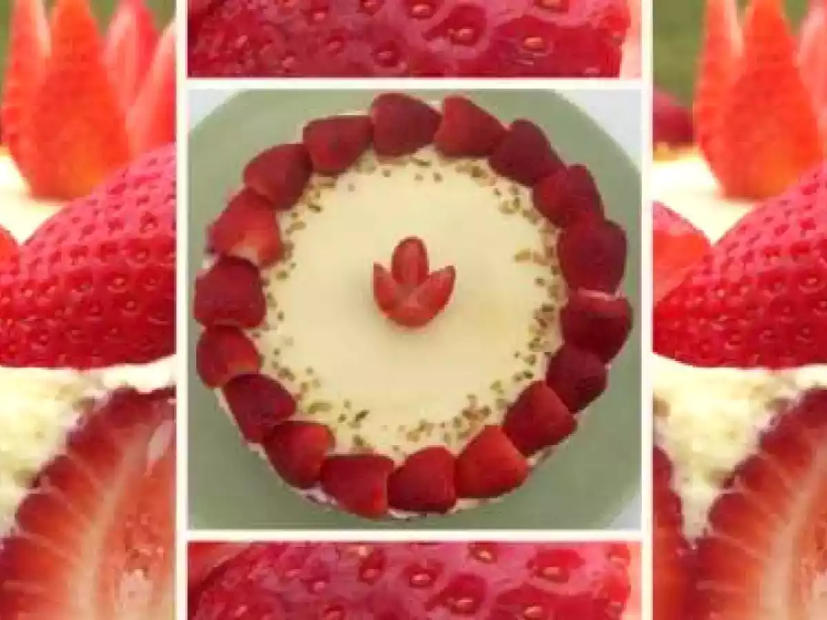 Fraisier au chocolat blanc - photo 3