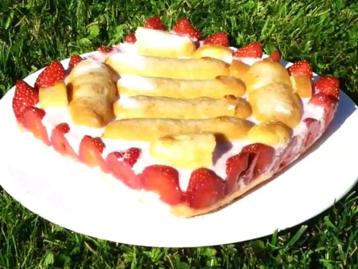 Fraisier sans cuisson!