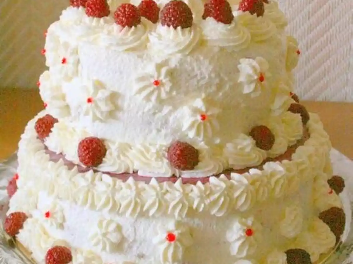 Framboisier en pièce montée pour 2 anniversaires!!