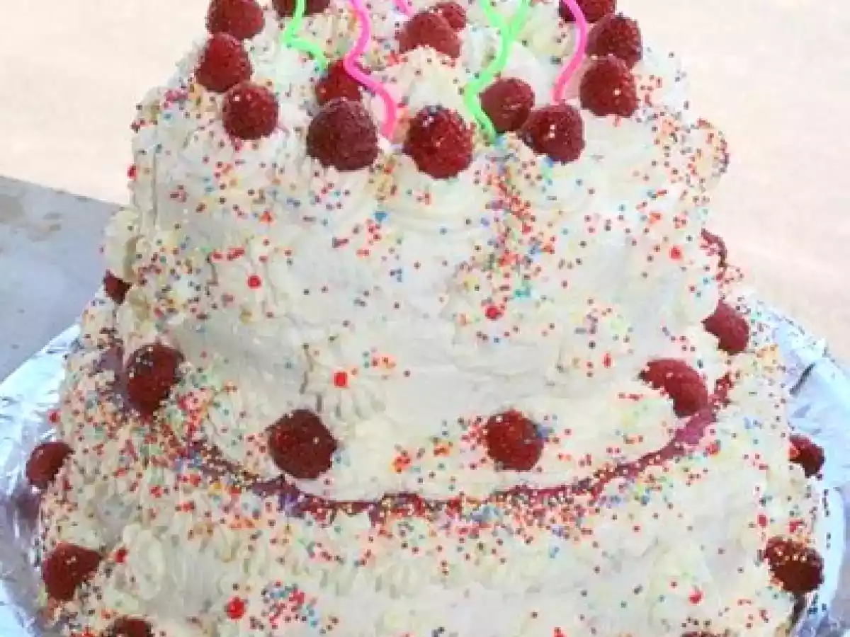 Framboisier en pièce montée pour 2 anniversaires!! - photo 2