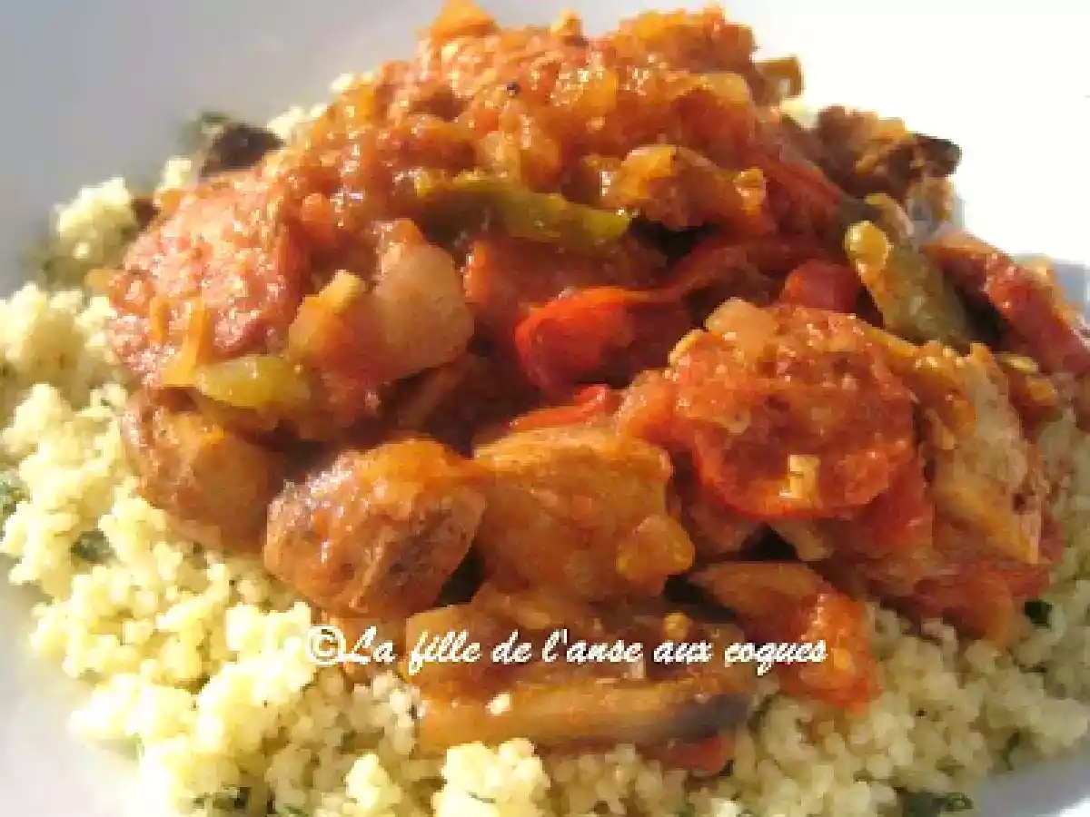 FRICASSÉE AU CHORIZO ET AU POULET - photo 2