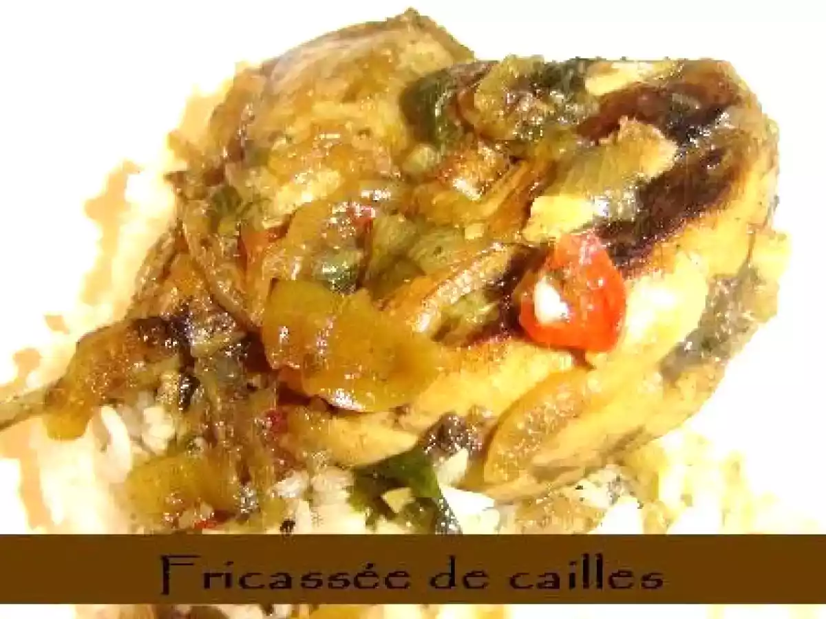 Fricassée de cailles à l'antillaise
