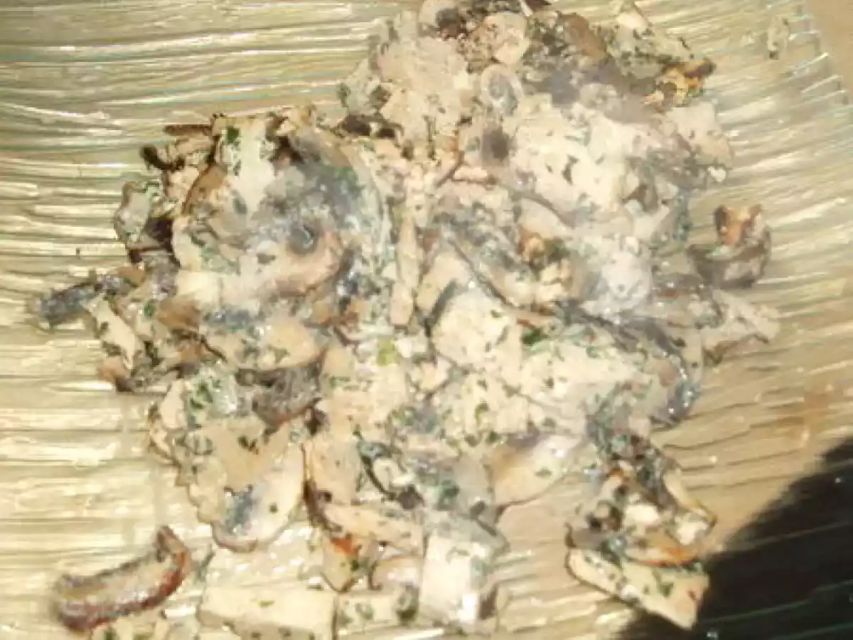 Fricassée de champignons au tofu