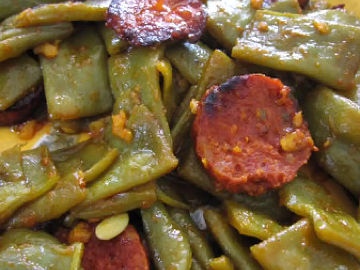 Fricassée de cocos plats au chorizo