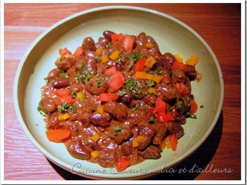 Fricassée de COEURS de volailles... version POULET AU VINAIGRE