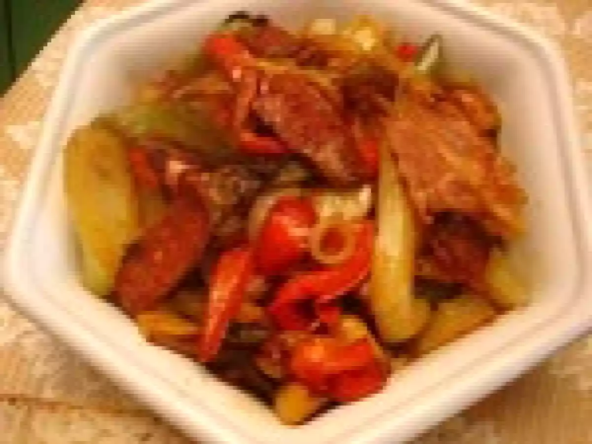 FRICASSEE DE FENOUILS ET POIVRONS AU CHORIZO - photo 2