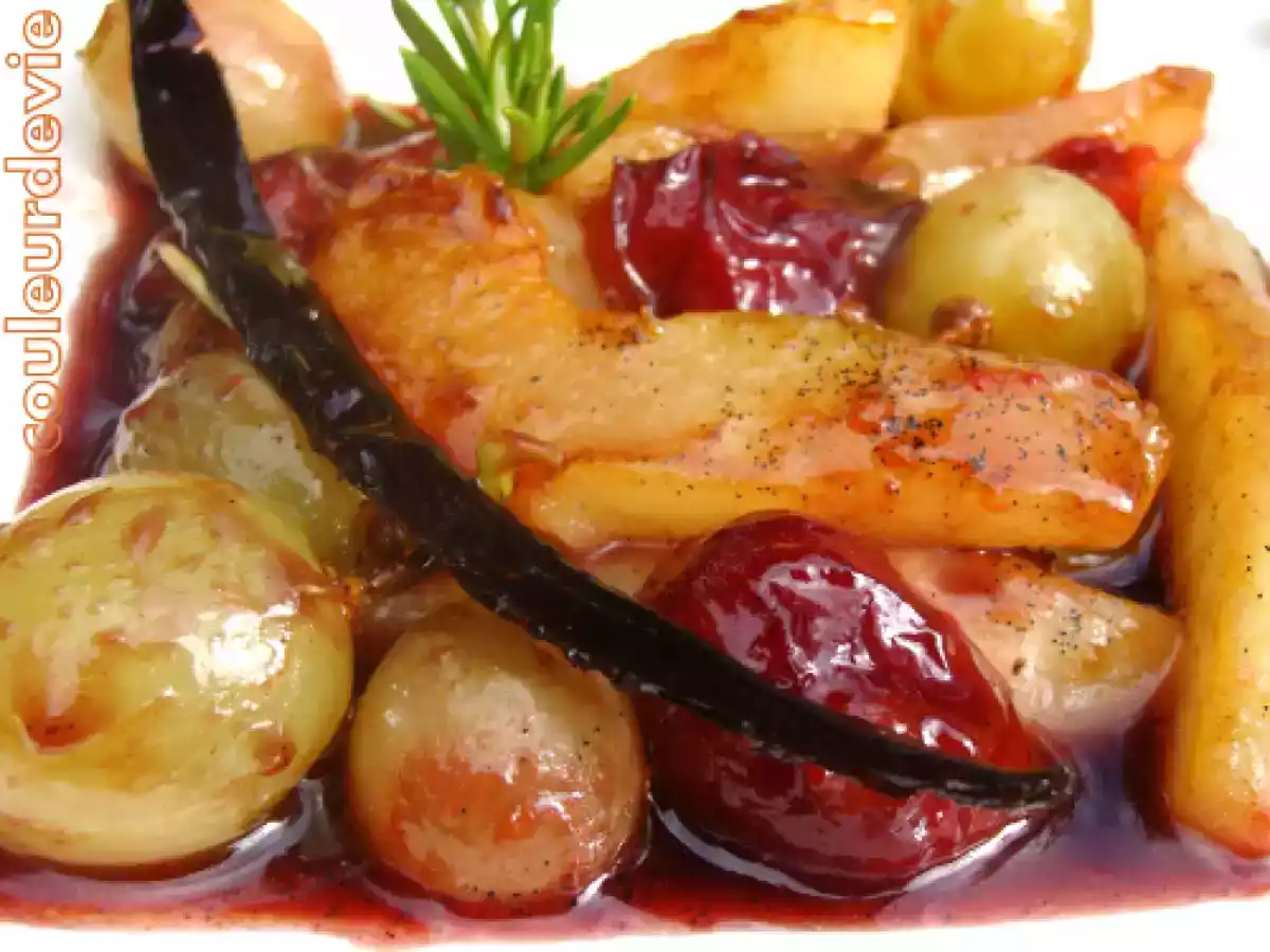 Fricassée de fruits d?automne au vin chaud