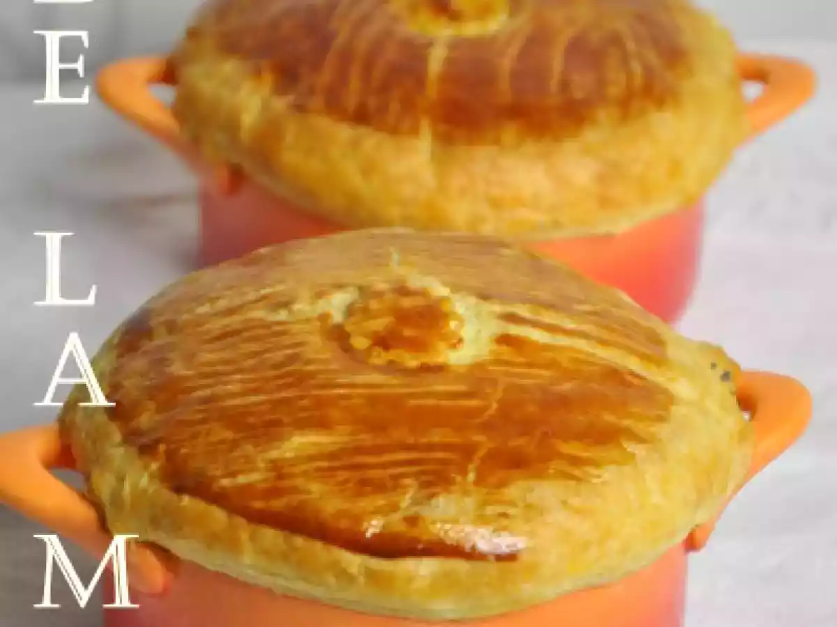 Fricassée de la mer à la cancoillotte en cocotte feuilletée