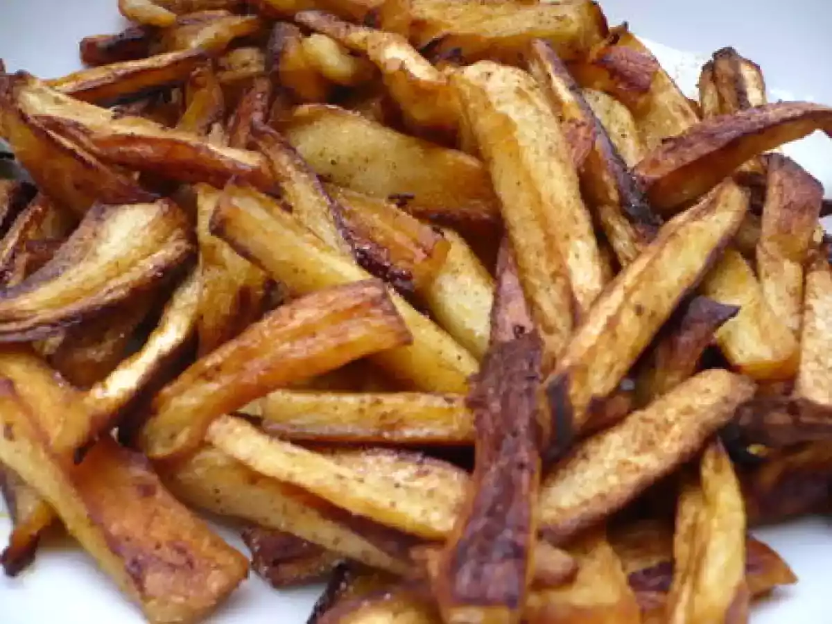 Frites de panais aux épices et au four