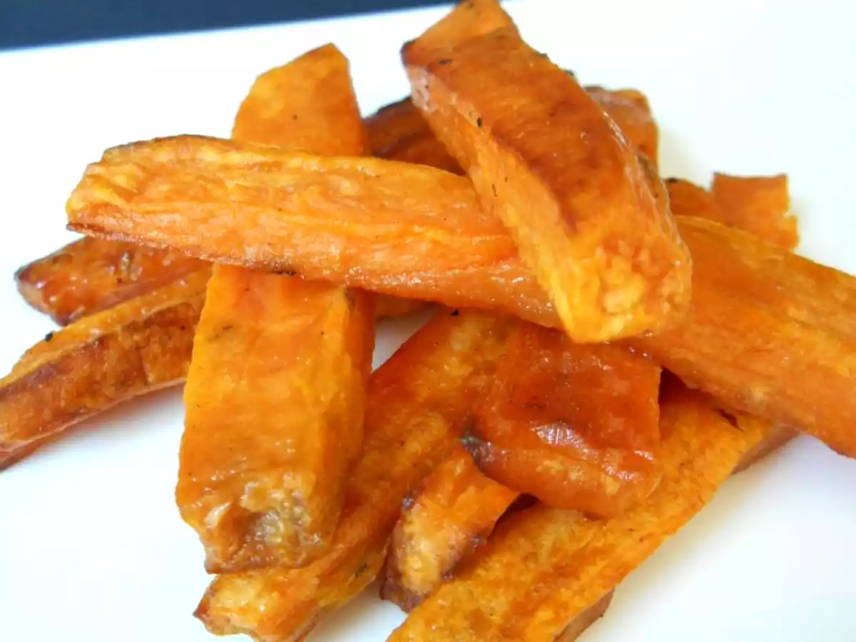 FRITES DE PATATES DOUCES AU FOUR