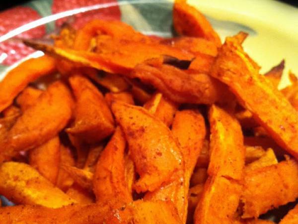 Frites de patates douces sans friture