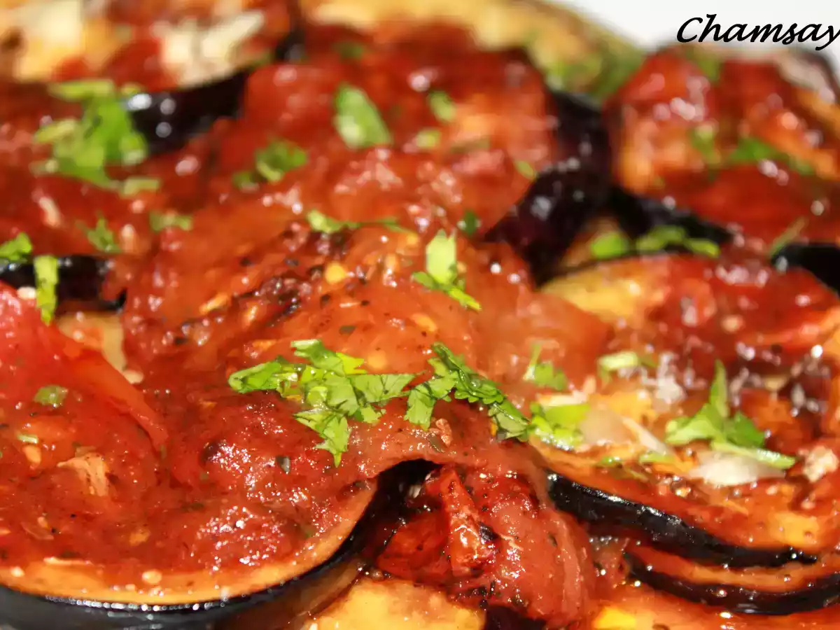 Fritta d'aubergines au vinaigre de framboises - photo 2