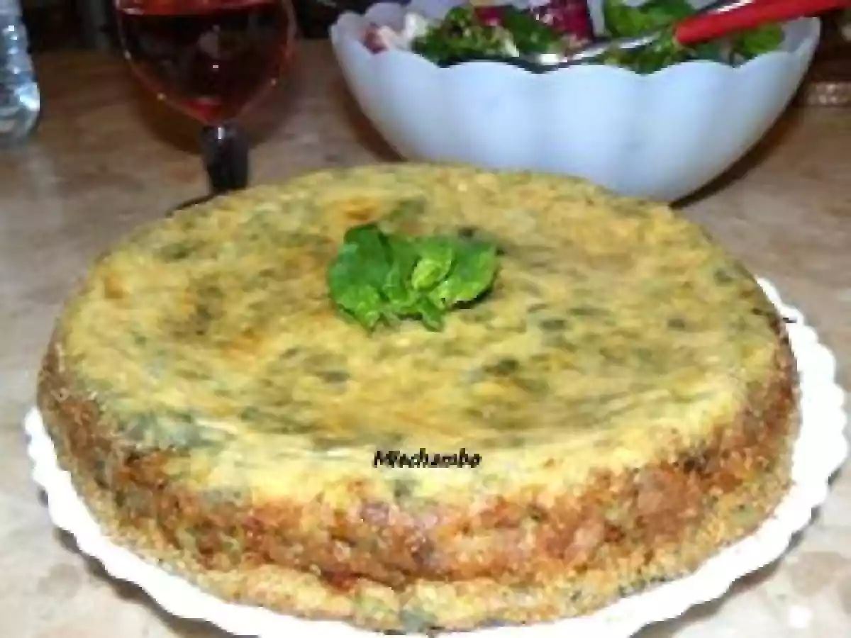 Frittata au Four aux Epinards et Ricotta, balade dans les mimosas