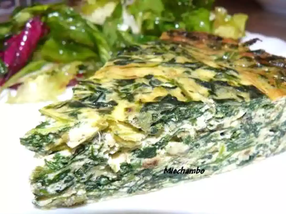 Frittata au Four aux Epinards et Ricotta, balade dans les mimosas - photo 2