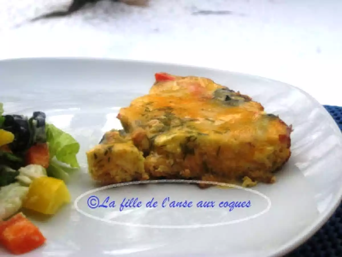FRITTATA AU SAUMON FUMÉ