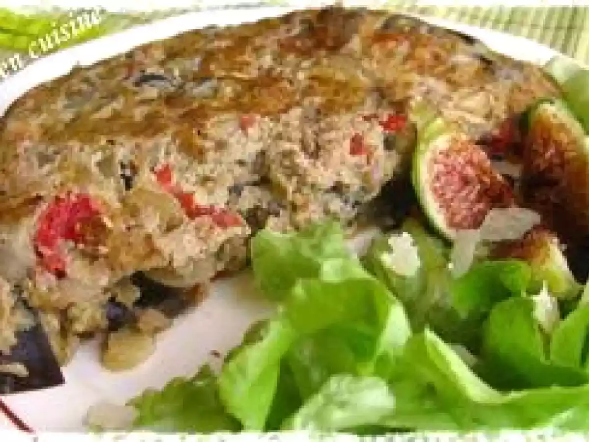 Frittata aux aubergines