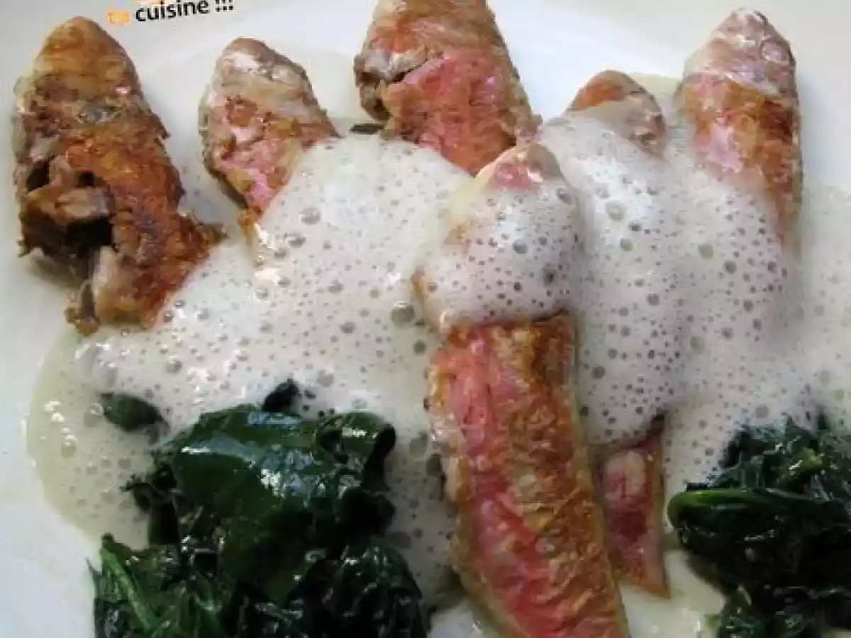 Friture de Rougets à la Plancha, Ecume de Fenouil