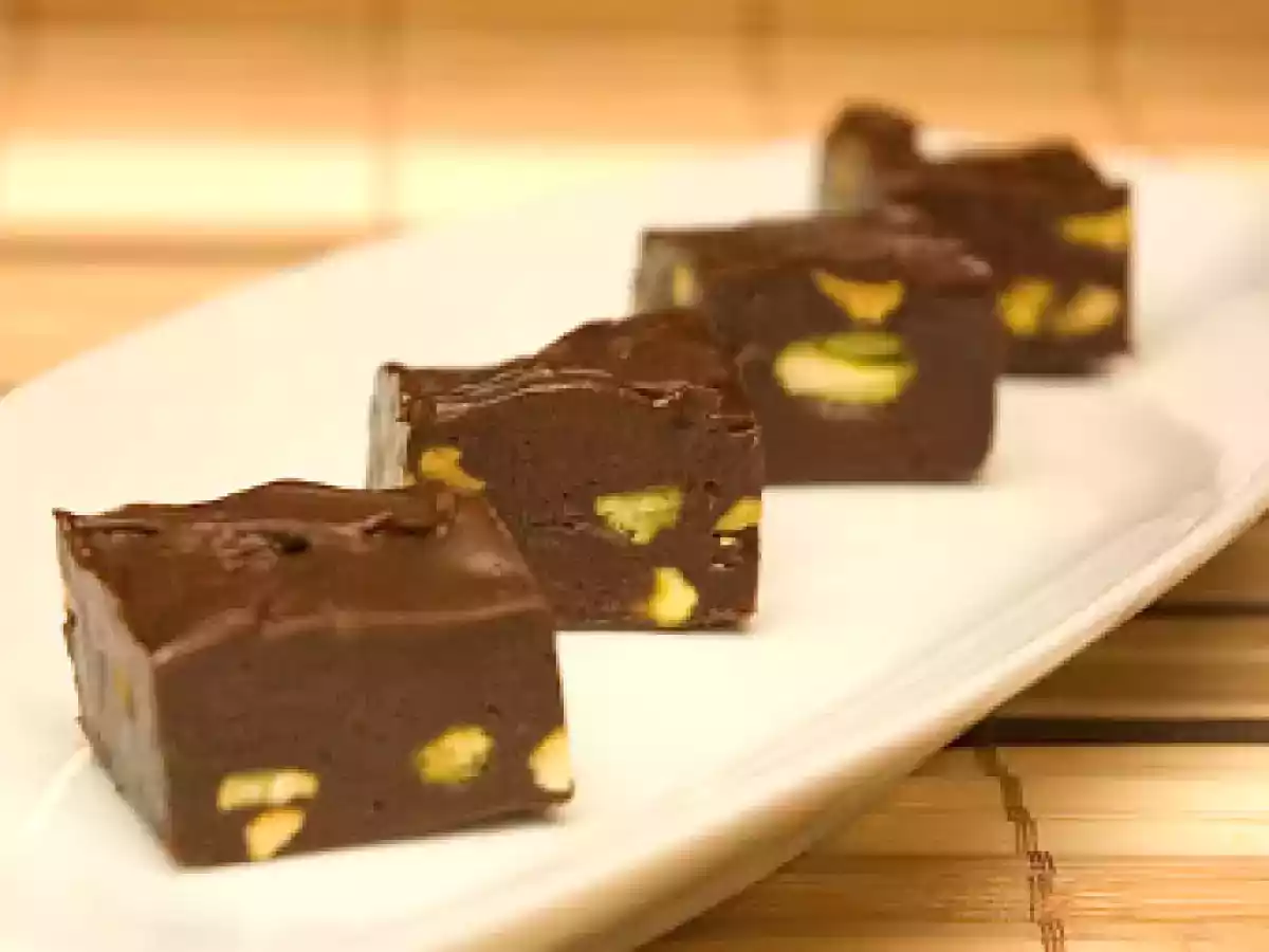 Fudge au Bailey's et aux pistaches