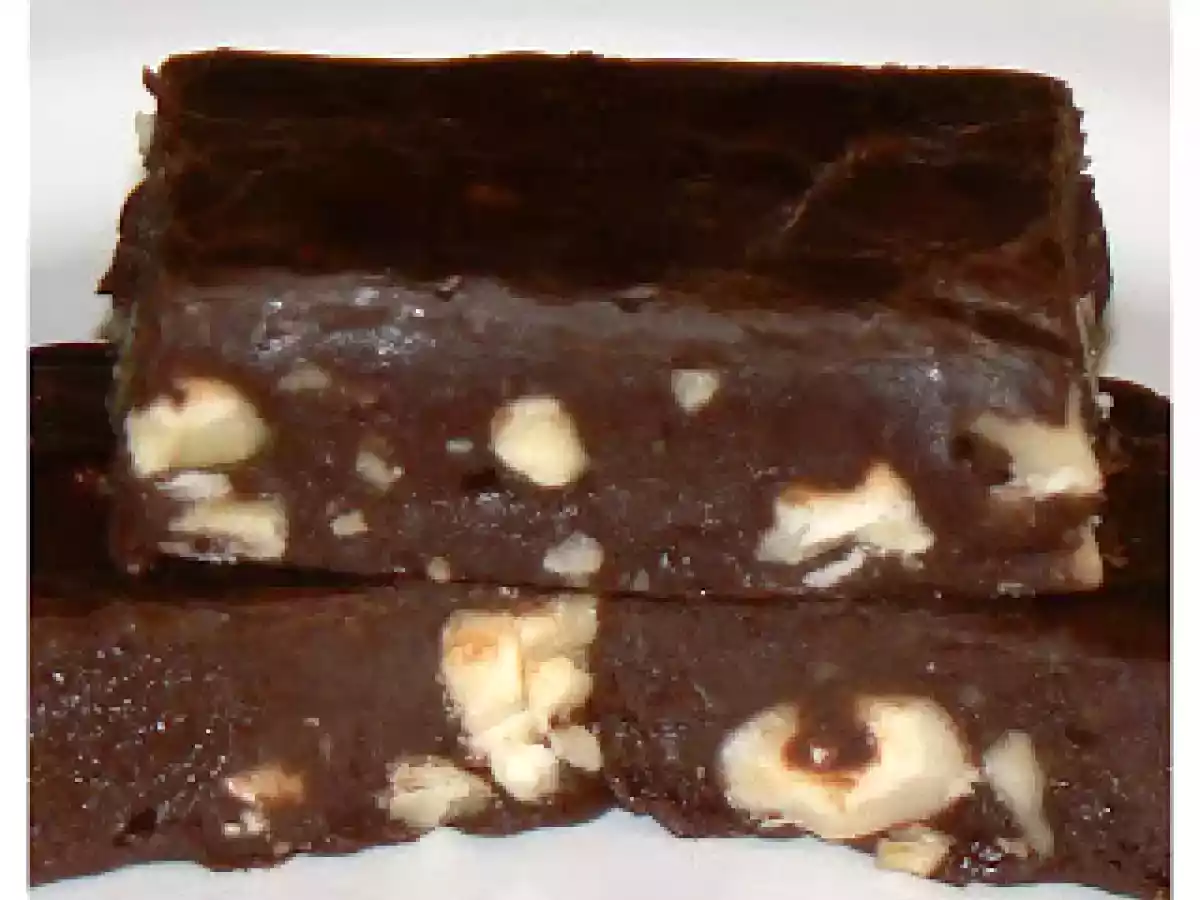 Fudge aux noisettes et au café