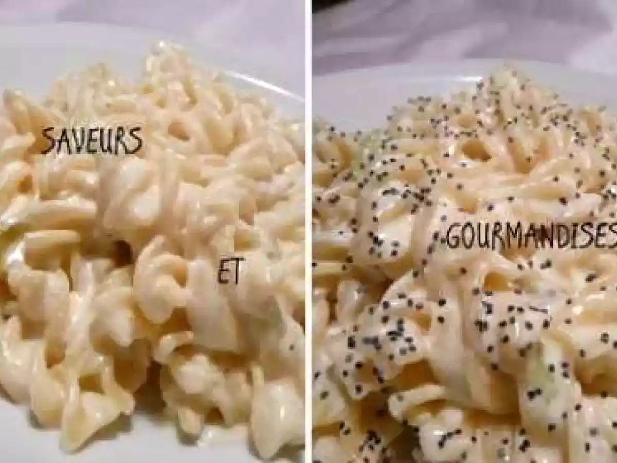 Fusilli au gorgonzola.