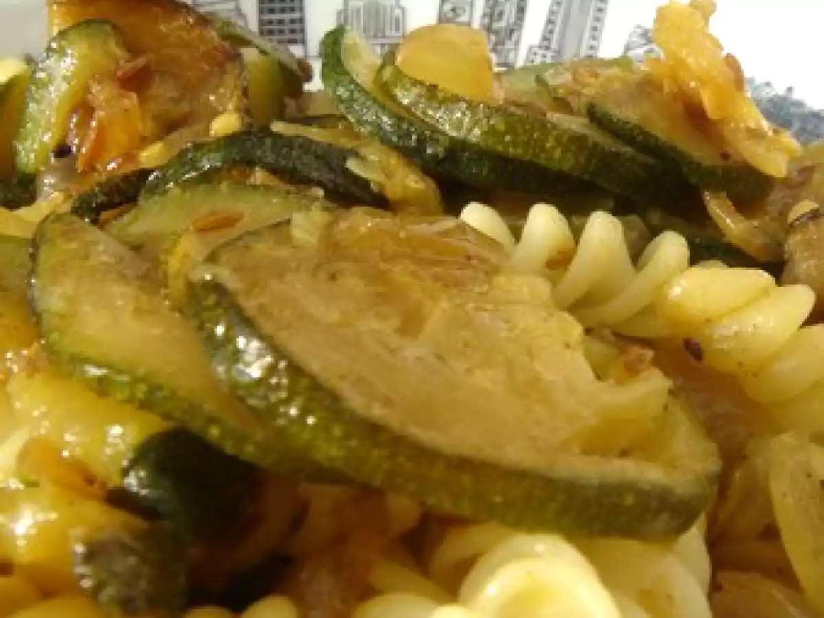 Fusilli aux courgettes, un bonheur de pâtes !